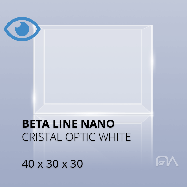 Acuario BETA LINE Cristal óptico de 40x30x30