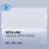 Acuario BETA LINE Cristal óptico de 80x45x40