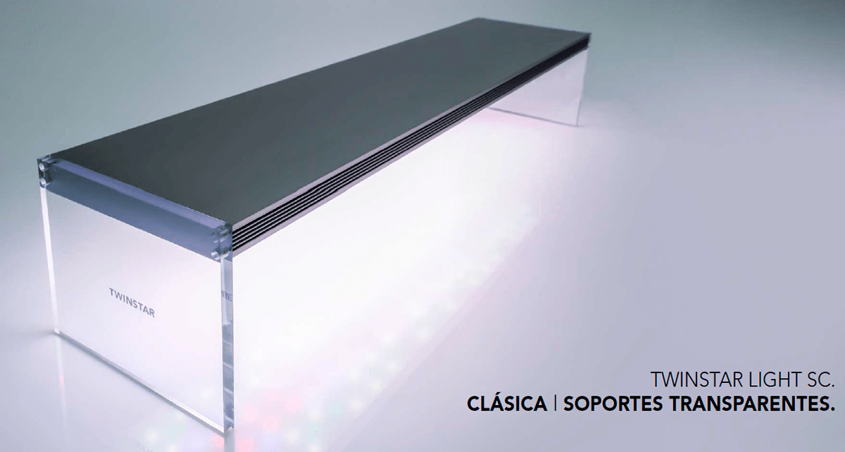 Twinstar Light SC Clásica con soportes transparentes