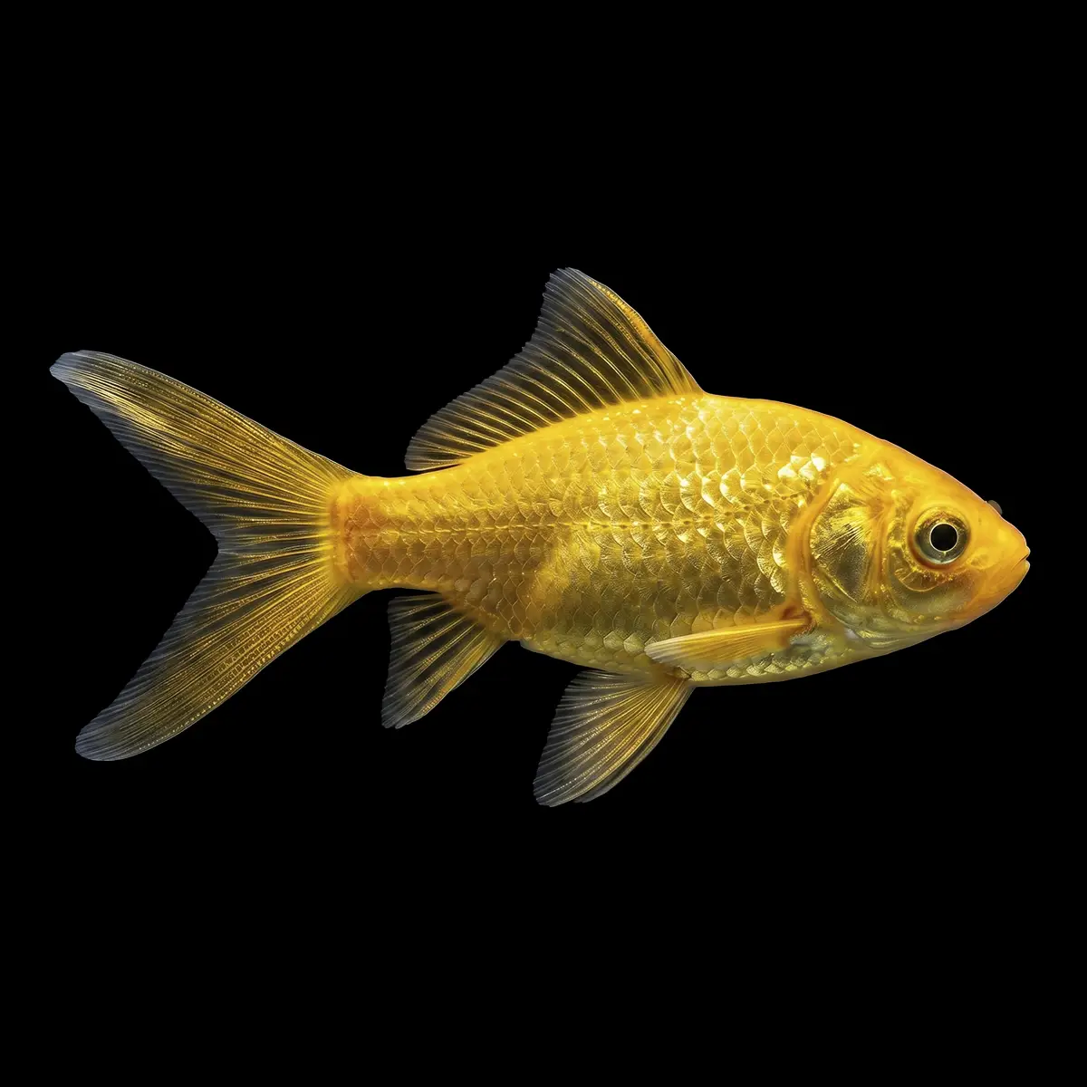 Goldfish Carpa cometa amarillo | Carassius auratus nascapers.es