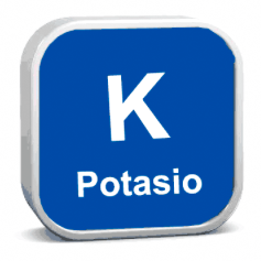 Símbolo químico del potasio (k)
