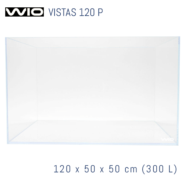 Acuario WIO Vistas óptico de 120 cm panorámico.