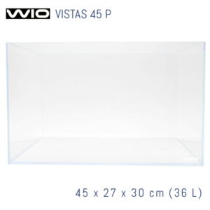 Acuario WIO Vistas óptico de 45 cm panorámico.