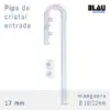 Blau Glass Inflow 17 mm (pipa cristal)