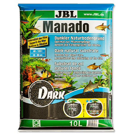 Sustrato nutritivo negro JBL Manado Dark de 10 litros