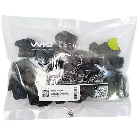 WIO Darwin Black Lava Nano Rocks 3 litros