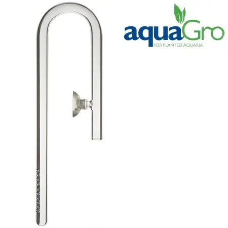 AquaGro Glass Curved Inlet Pipe 19 mm