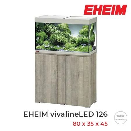 Acuario EHEIM Vivaline LED 126 Roble gris