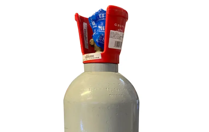 Botella de CO2 recargable de 8 kilos