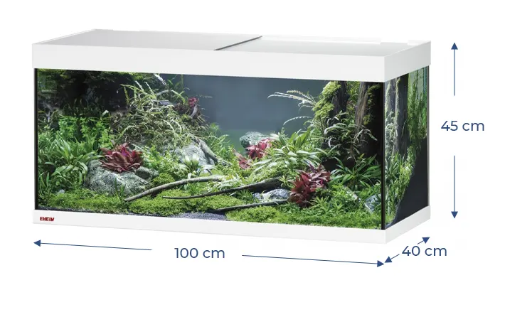 EHEIM Vivaline Led 180 litros y 100x45x45 cm