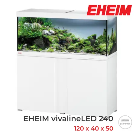 EHEIM Vivaline Led 240 litros con mesa y color blanco