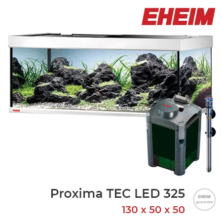 EHEIM Proxima Tec LED 325 con calentador y filtro externo