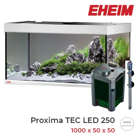 EHEIM Proxima Tec LED 250 con calentador y filtro externo