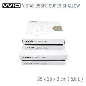WIO Vistas 25 SFC Cube Super Shallow de 25x25x9 cm