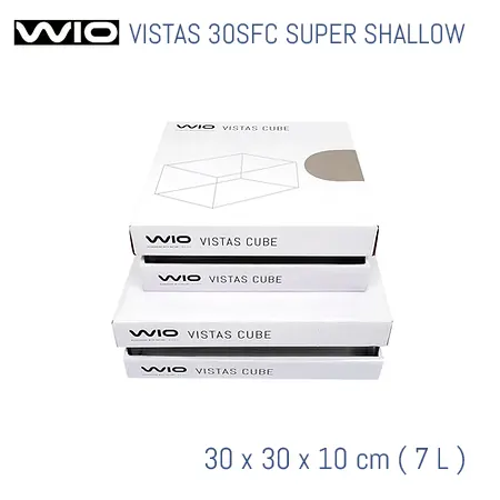 WIO Vistas 30 SFC Cube Super Shallow de 30x30x10 cm