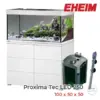 EHEIM Proxima Tec LED 250 litros con mesa en color blanco.
