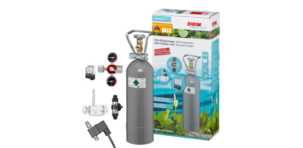 Eheim Set CO2 600 con botella 2 kg y válvula solenoide al mejor precio en NAscapers