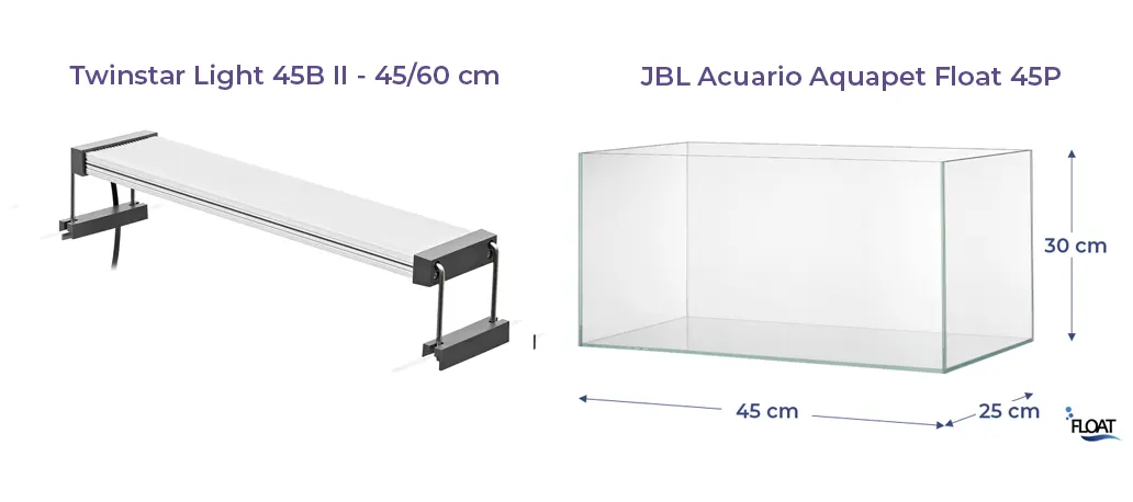 Kit acuario aquapet 45p float