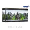 Fluval Roma 200 LED medidas 100 x 40 x 50 cm en color roble