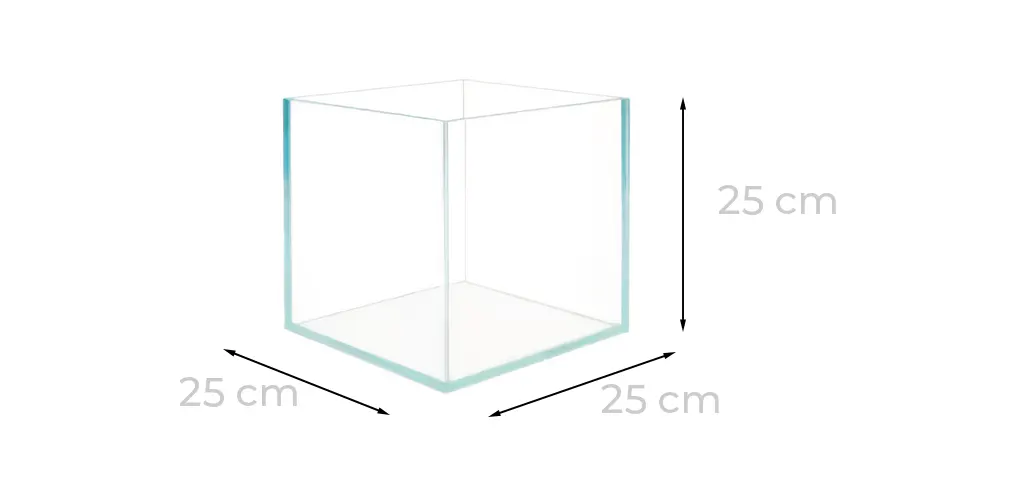 Kryoscape acuario óptico 25x25x25 cm