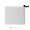 Mesa Blau Gran Cubic Stand 92x50x80 Blanco nascapers.es