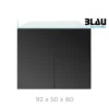 Mesa Blau Gran Cubic Stand 92x50x80 Negro nascapers.es
