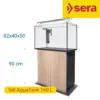 Sera AquaTank 160 L 82x40x50 Set con mesa Sonoma Oak 90 cm