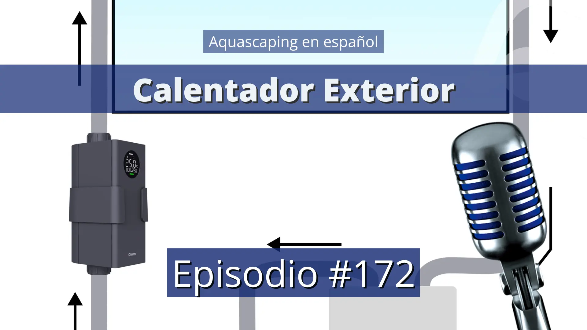 Calentador exterior y termómetro