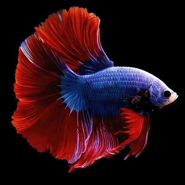 Betta Macho Cola de Rosa Flower Tile nascapers.es