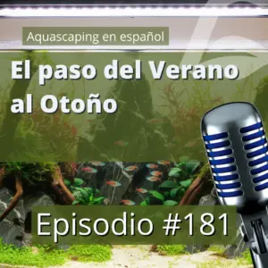 Pódcast Aquascaping en Español Episodio 181 El paso del Verano al Otoño nascapers online