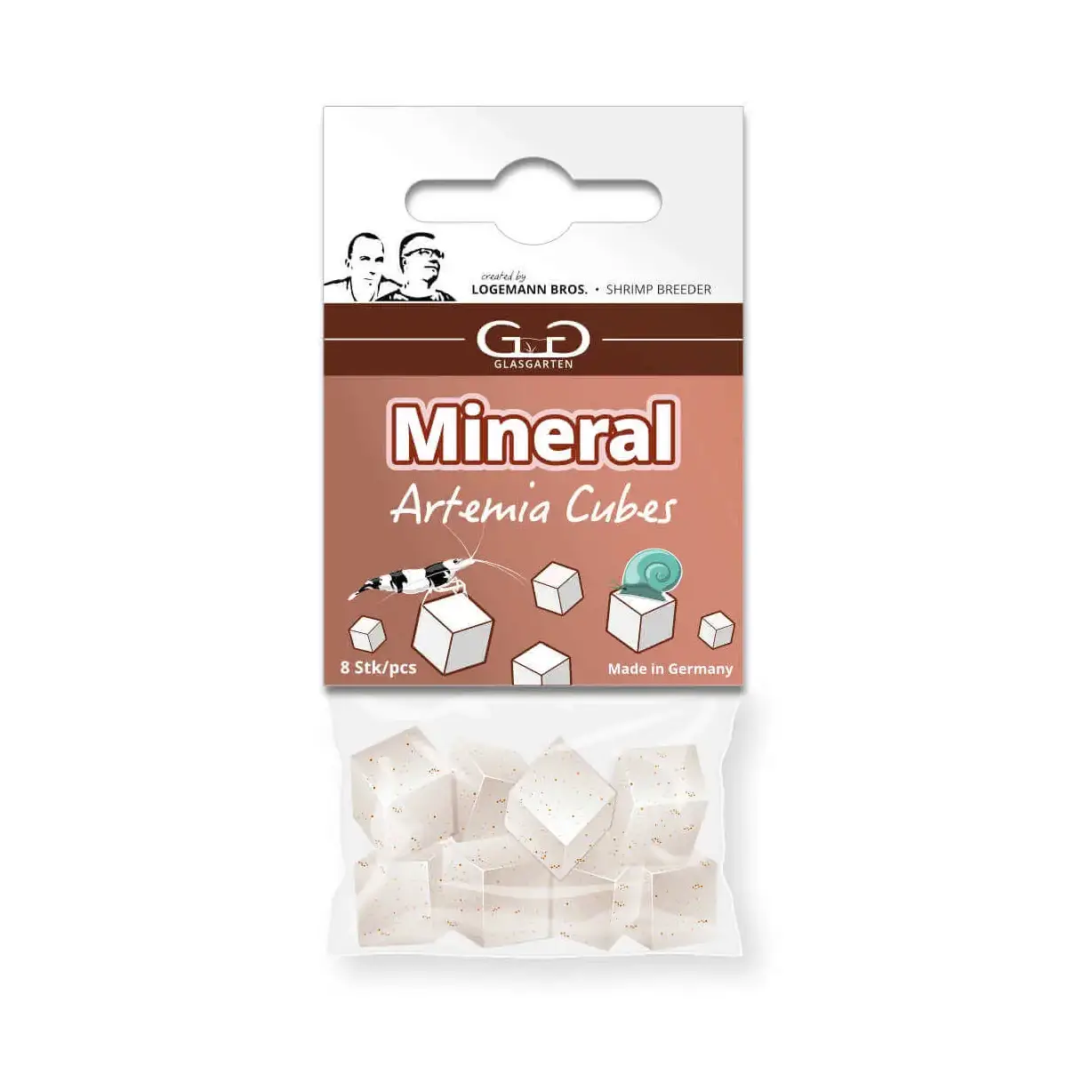 GlasGarten Mineral Artemia Cubes 8 pieces nascapers.es