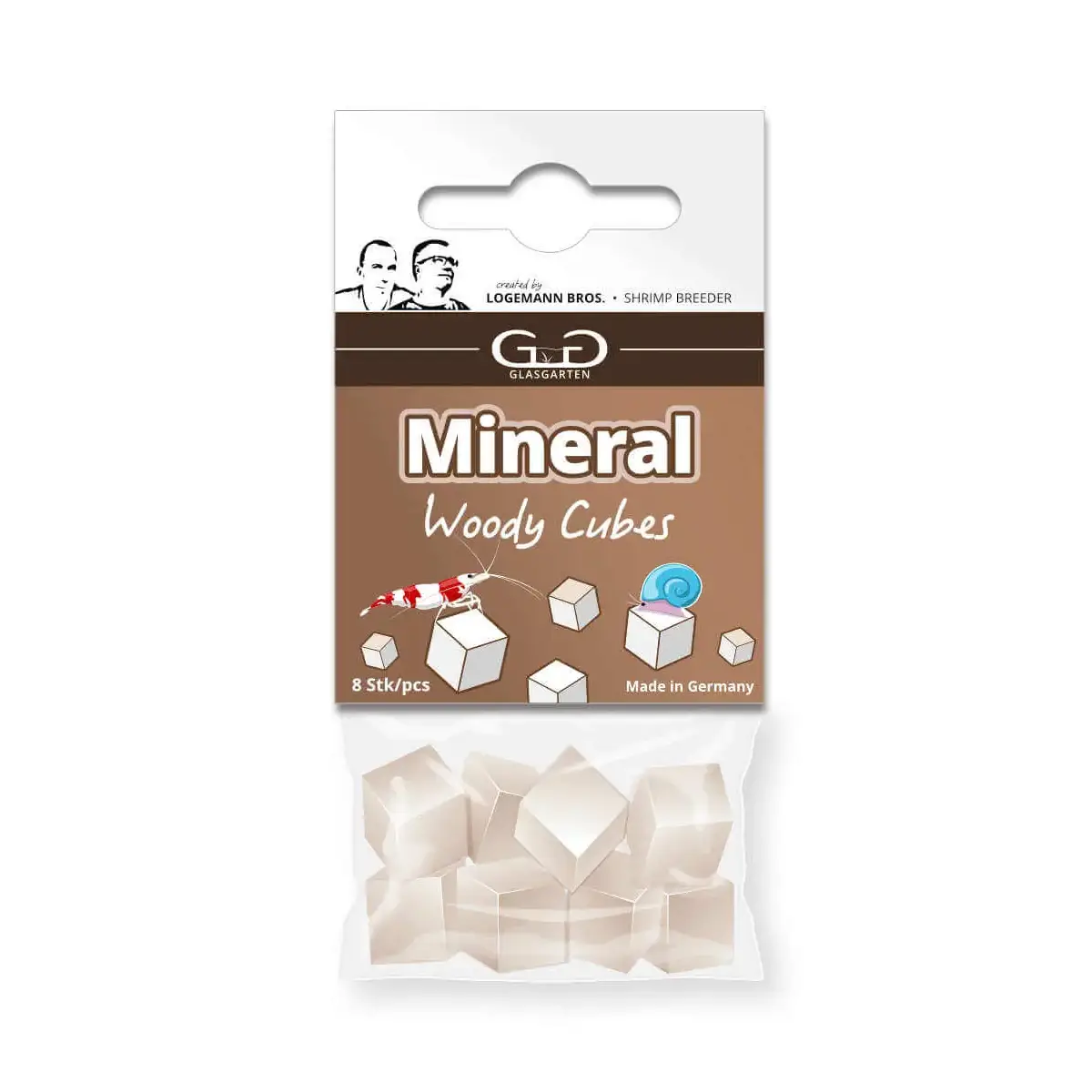 GlasGarten Mineral Woody Cubes 8 pieces nascapers.es