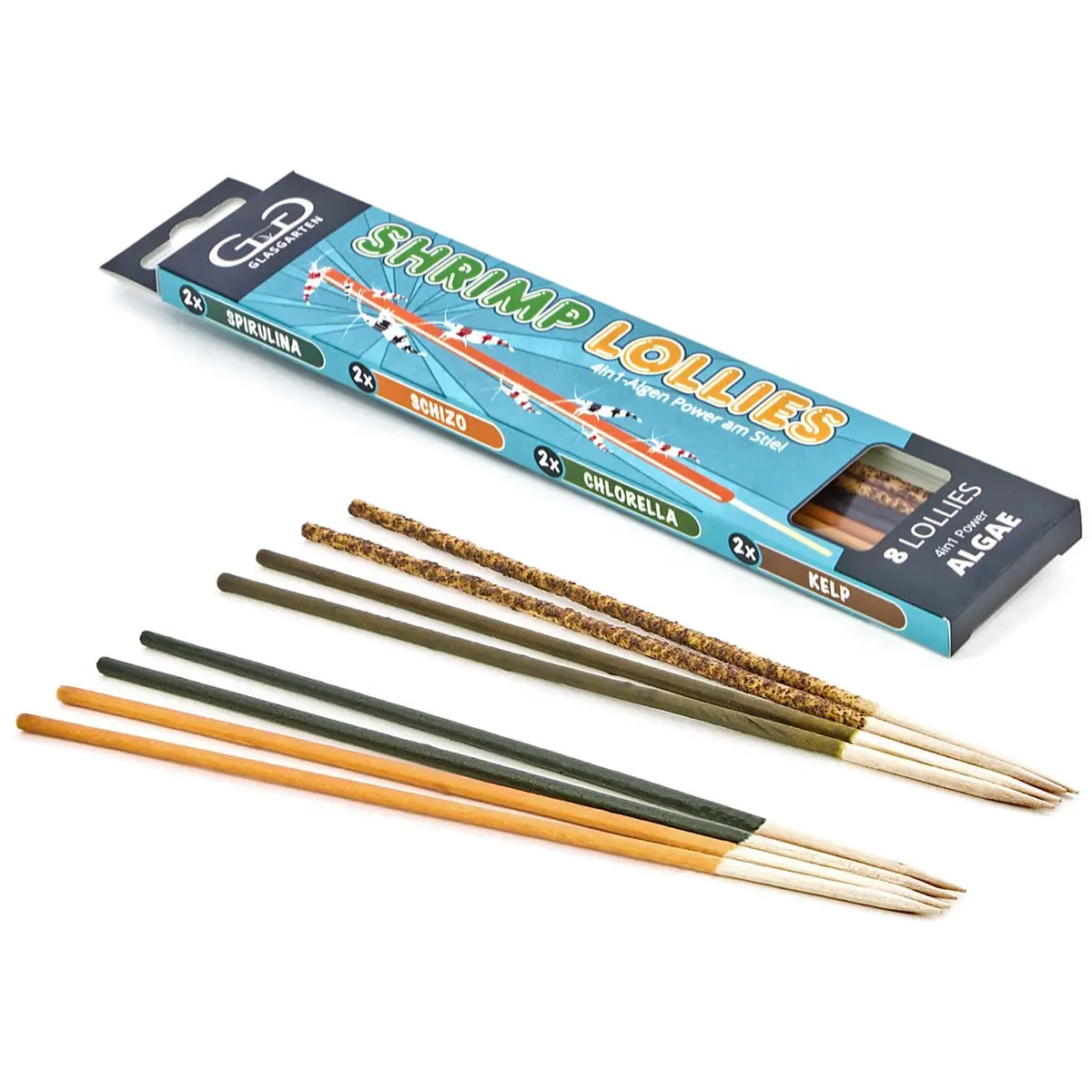 GlasGarten - Shrimp Lollies - 4in1 Power Algae nascapers.es