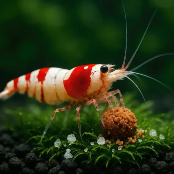 Comida y Sales para gambas