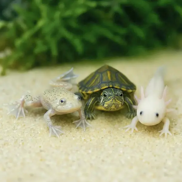 Tortugas | Ranas | Axolotes