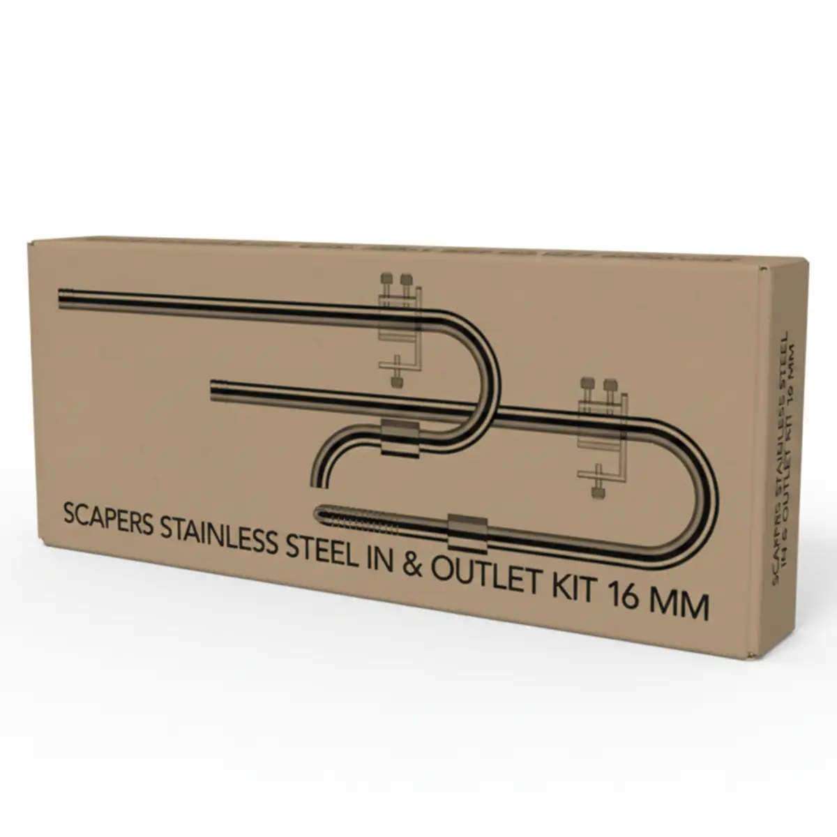 SuperFish Scapers Stainless Steel in&outlet kit 16 mm nascapers.es