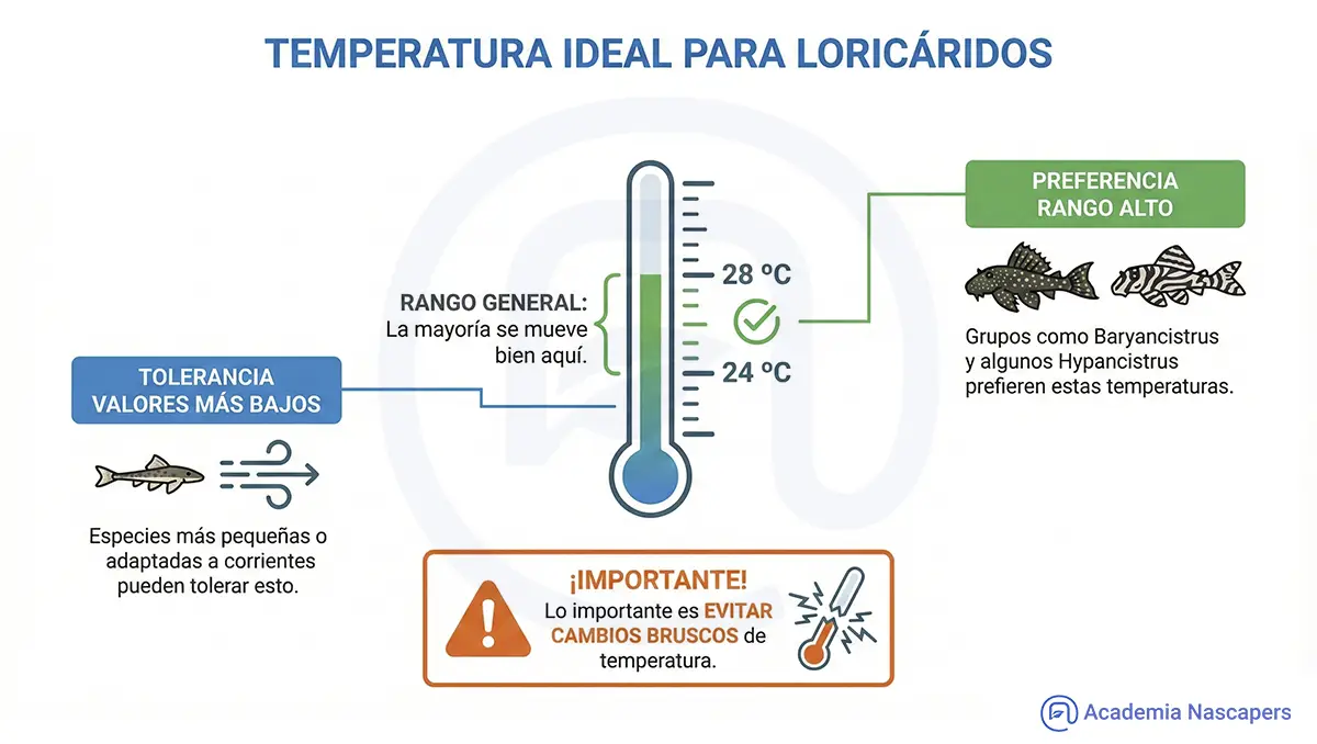 Temperatura ideal para los loricáridos nascapers.es