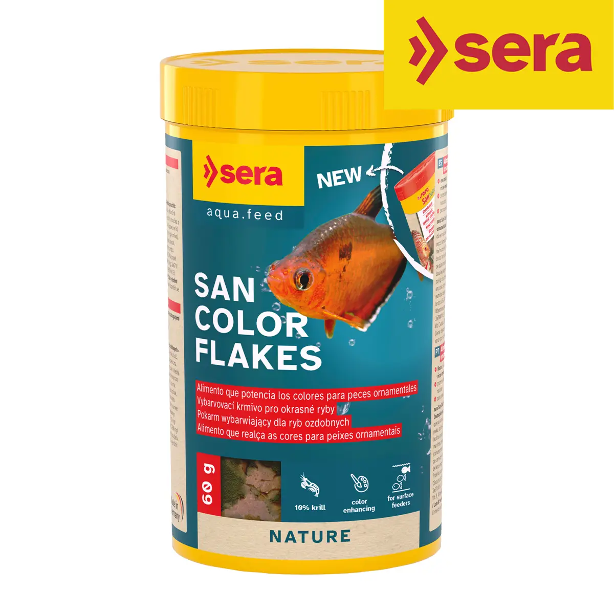 Sera San Color Flakes 250ml (60g) nascapers.es