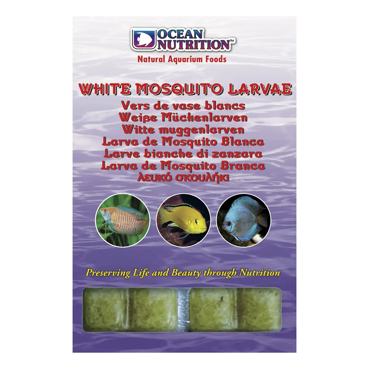 Ocean Nutrition Larva de Mosquito Blanca Glassworm 100 gr nascapers.es