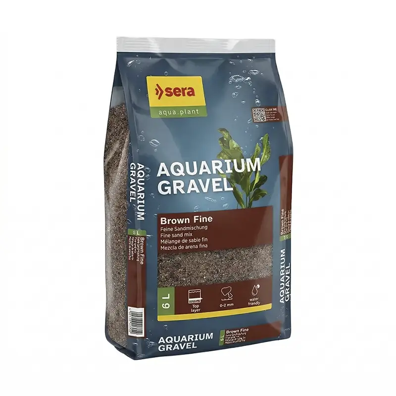 Sera Aquarium Gravel Brown Fine 6 Litros nascapers.es