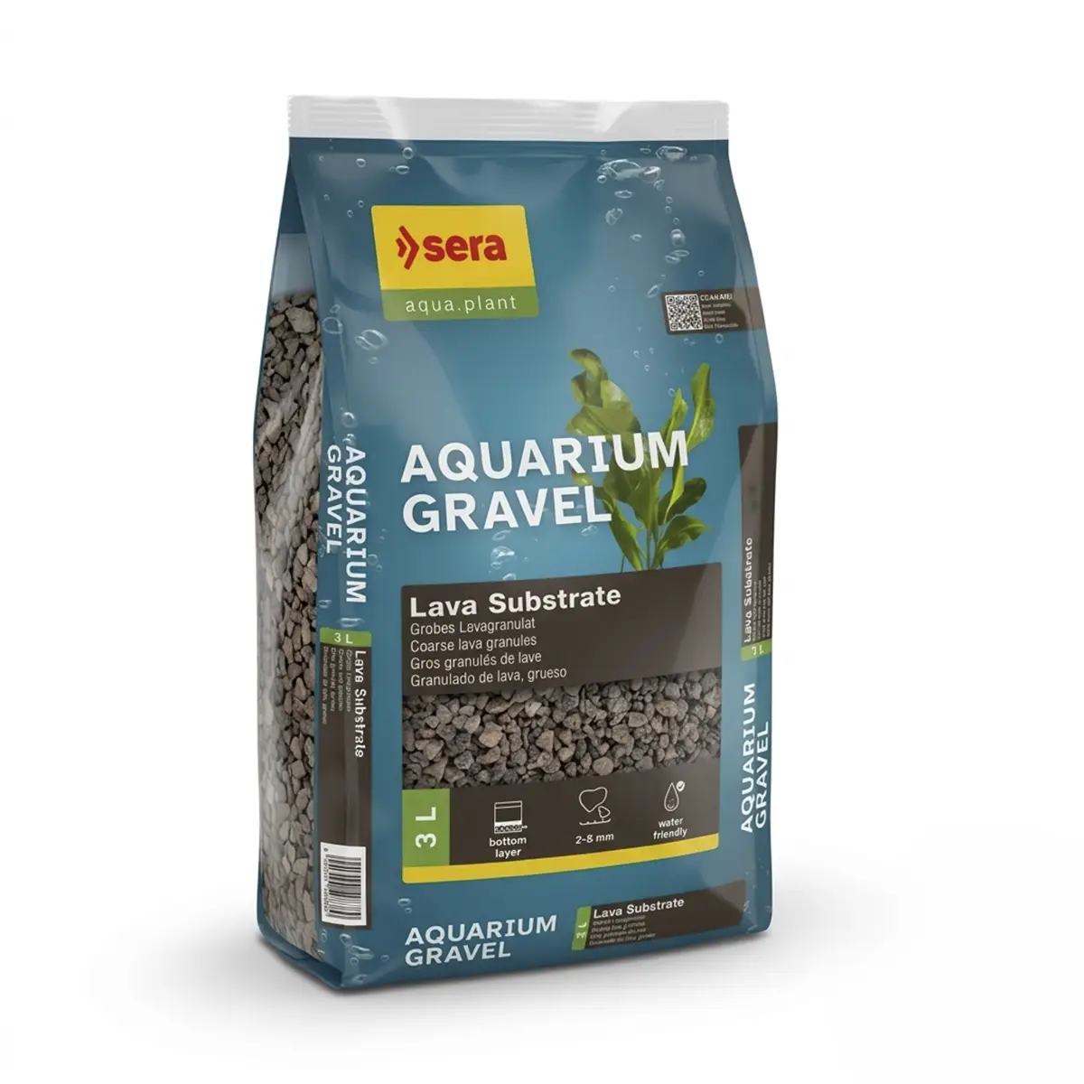 Sera Aquarium Gravel Lava Substrate 3 Litros nascapers.es
