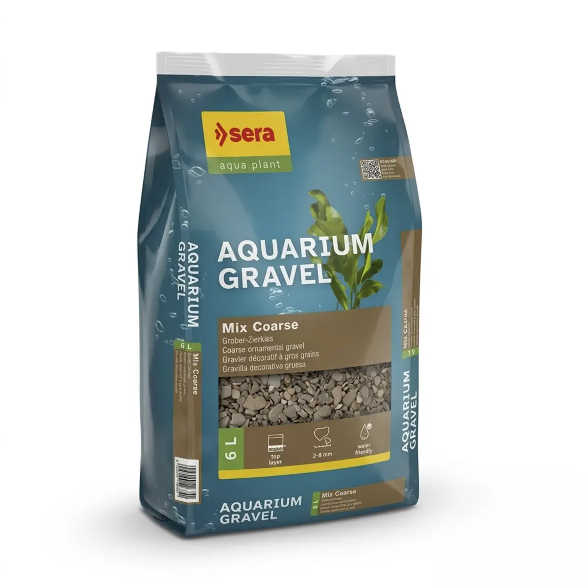 Sera Aquarium Gravel Mix Coarse 6 Litros nascapers.es