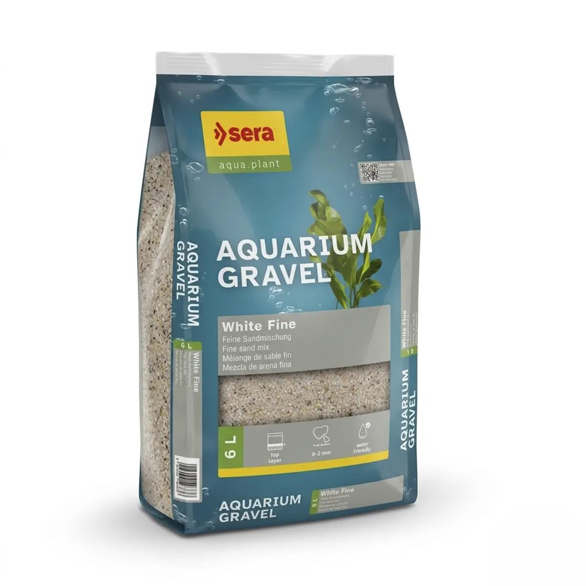 Sera Aquarium Gravel White Fine 6 Litros nascapers.es