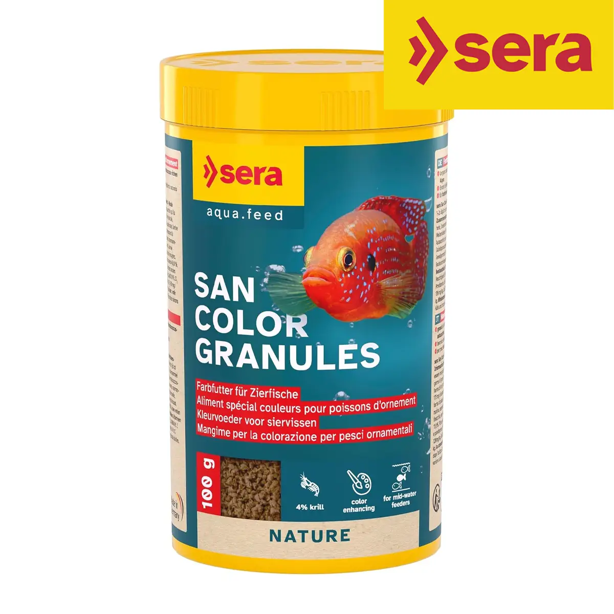 Sera San Color Granules 250 ml nascapers.es