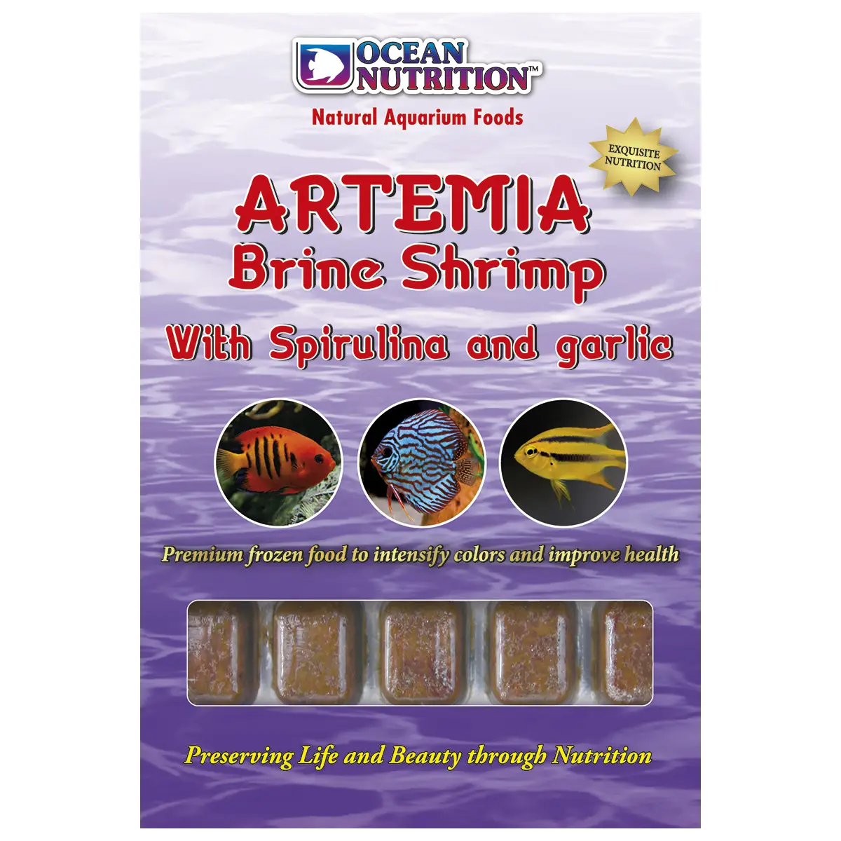 Artemia con Spirulina y Ajo 100 gramos nascapers.es