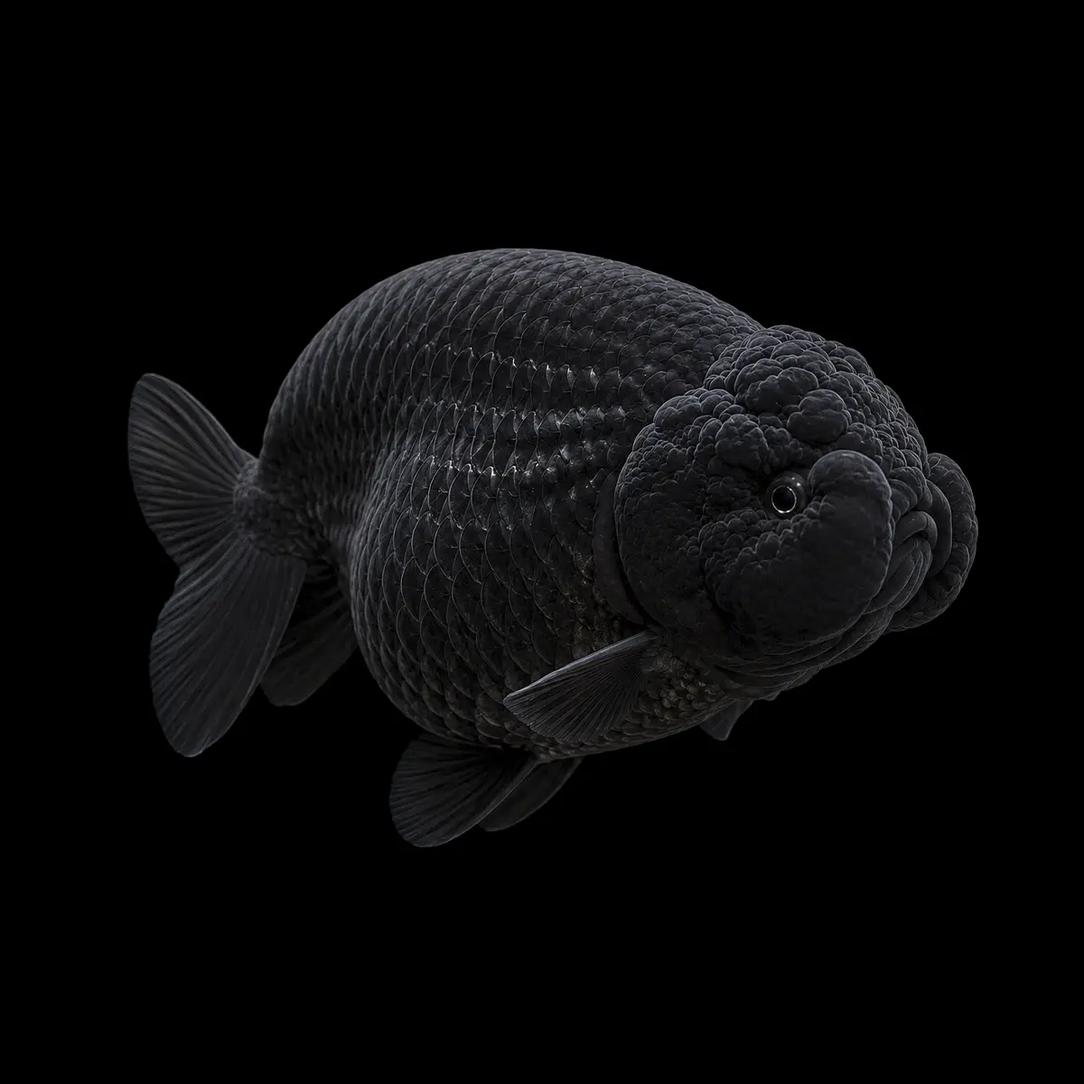 Ranchu Negro | Carassius auratus nascapers.es