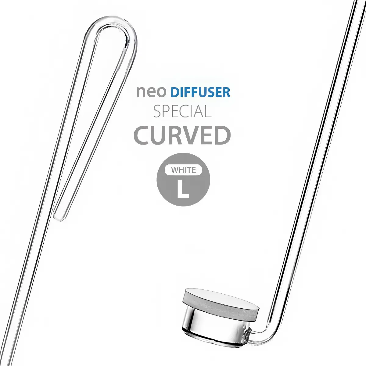 AquaRIO Neo Diffuser Curved Special L - WHITE nascapers.es