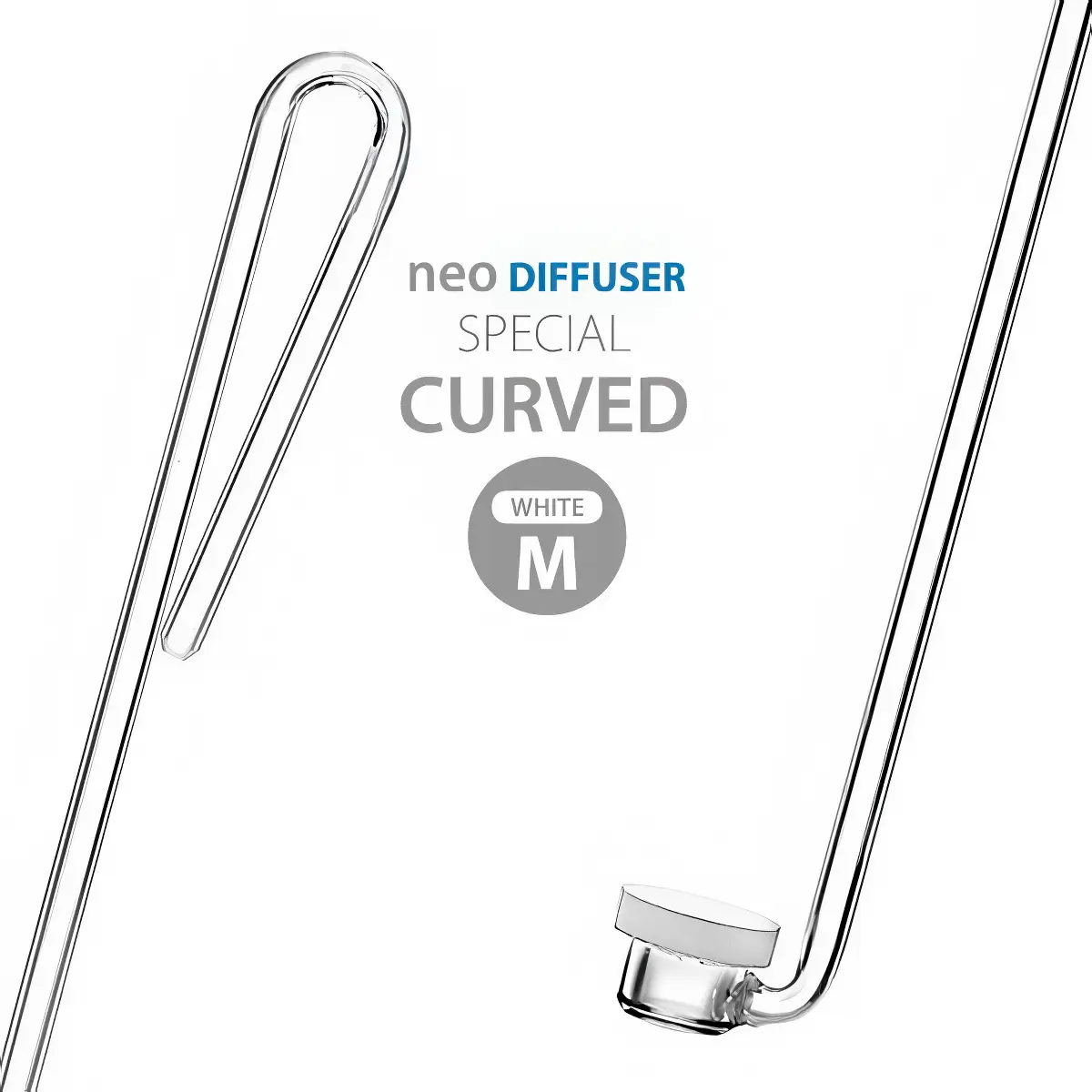 AquaRIO Neo Diffuser Curved Special M - WHITE nascapers.es