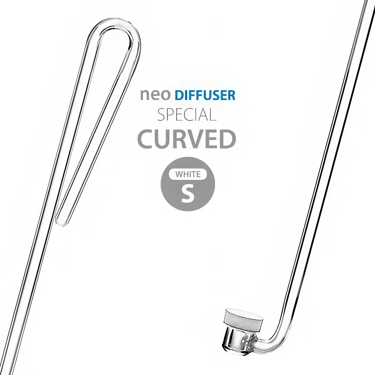 AquaRIO Neo Diffuser Curved Special S - WHITE nascapers.es