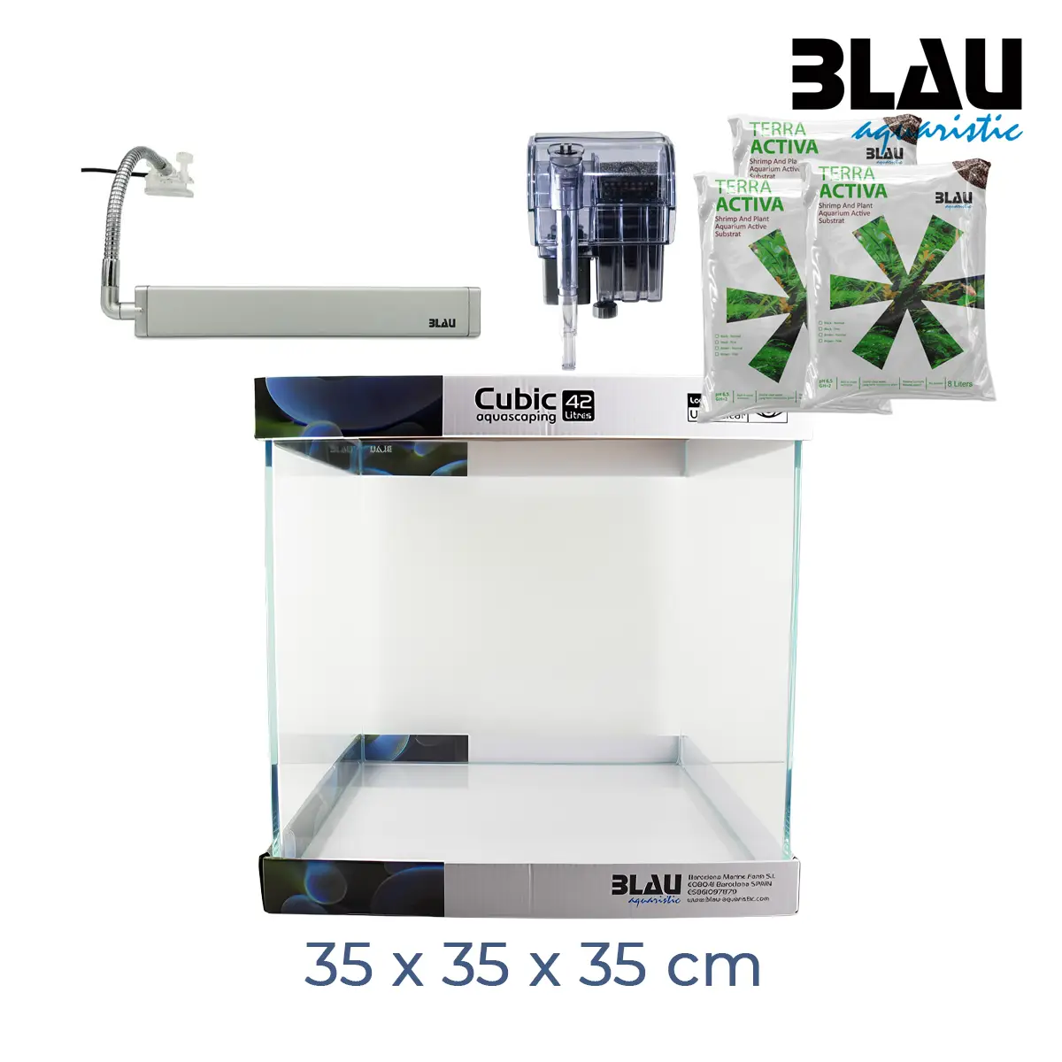 Blau Kit Cubic Aquascaping 42 nascapers.es